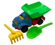 Small kamaz rake and shovel